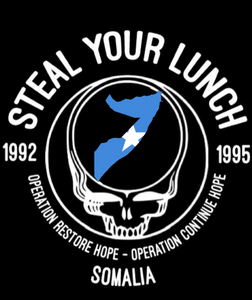 HMT Steal Your Lunch Somalia Vet Dark Short-Sleeve T-Shirt