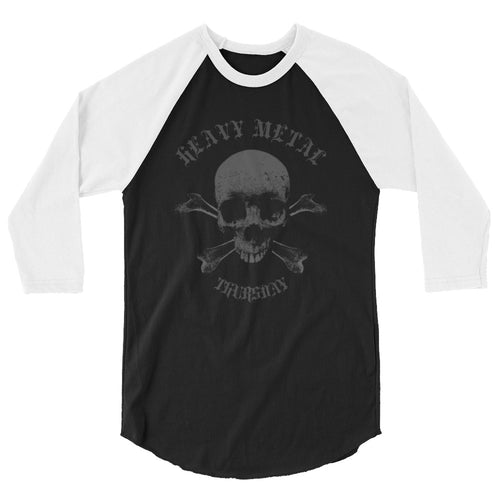 HMT Skull and Bones 3/4 Sleeve Raglan Shirt