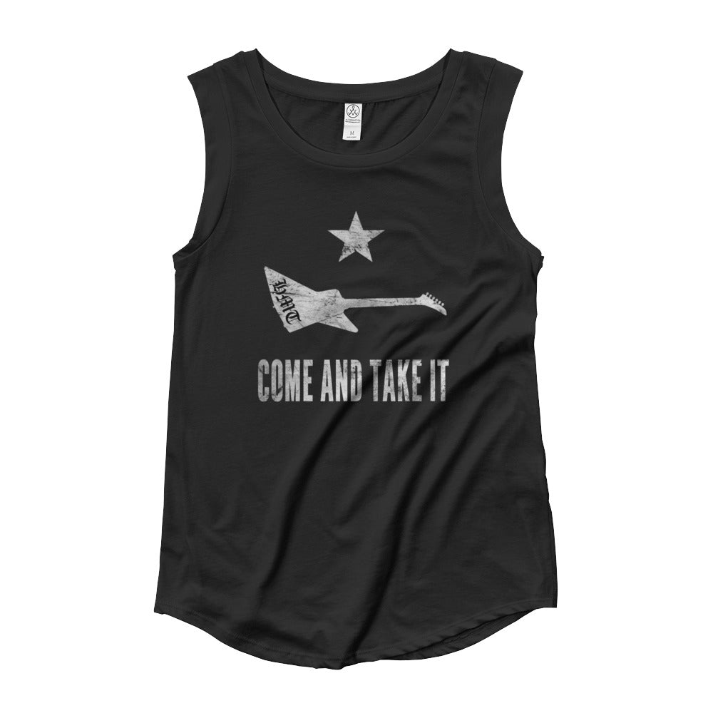 HMT Come And Take It Ladies’ Cap Sleeve T-Shirt
