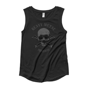 HMT Skull and Bones Ladies’ Cap Sleeve T-Shirt