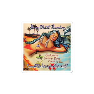 San Onofre Surf Wax Sticker
