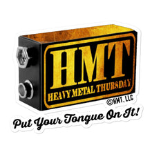 Gold HMT logo sticker